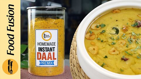 Home made Instant Daal premix make and store recipe by Food Fussion