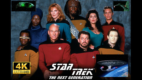 Star Trek: The Next Generation (TNG) intro (1987) (Ai Upscaled)(60fps)