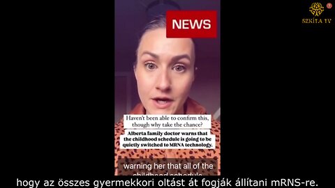 Egy kanadai háziorvos figyelmeztet: Az összes gyermekkori oltást át fogják állítani mRSN vakcinára