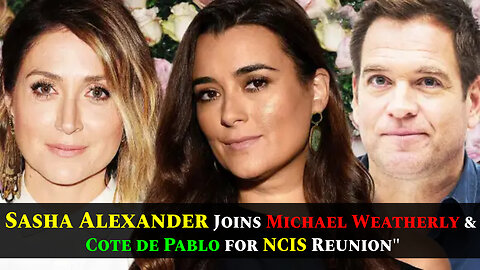 Wow! NCIS Alum Sasha Alexander Reunites with Michael Weatherly & Cote de Pablo