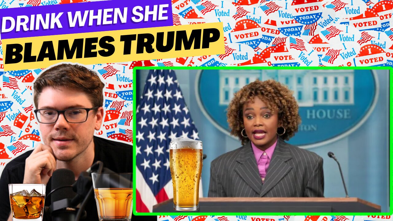 Karine answers every question by blaming Trump | White house Press Brief