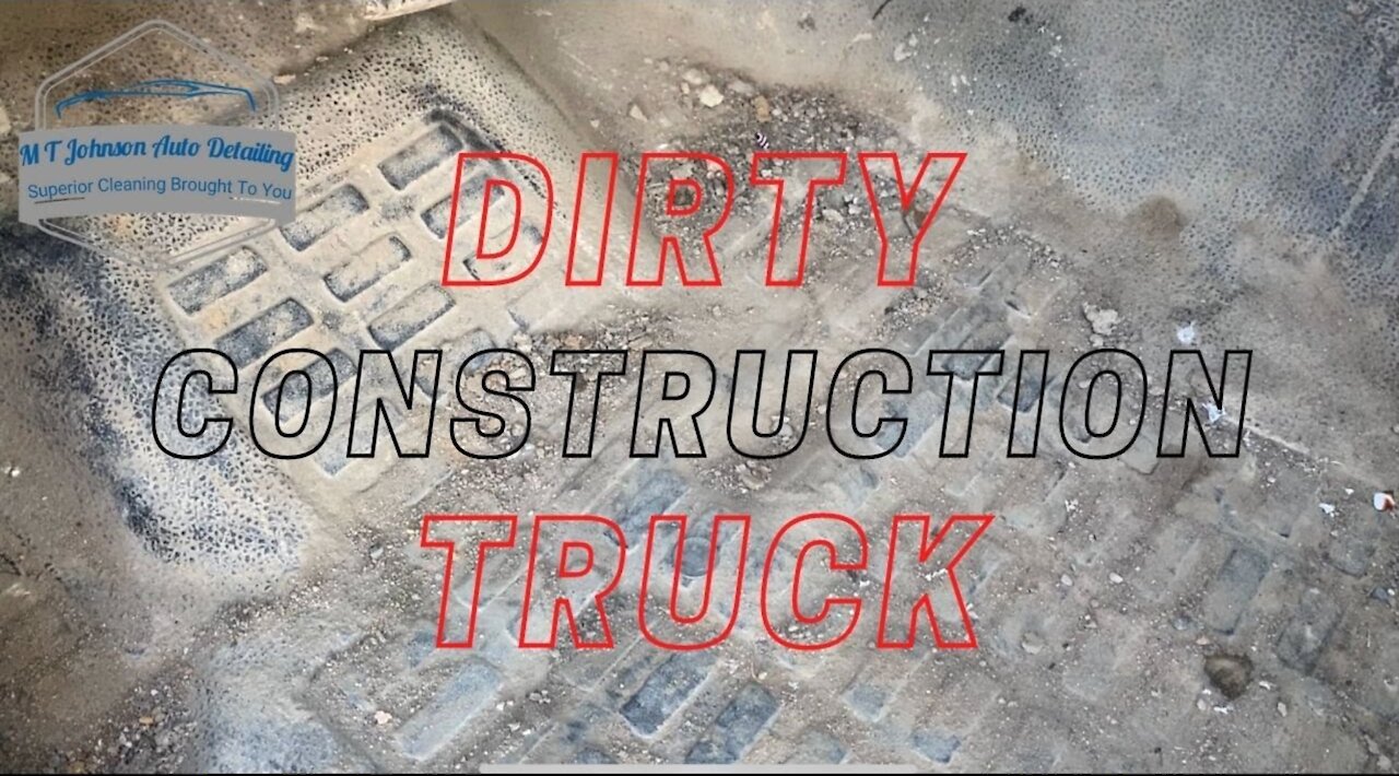 DEEP CLEAN of a CONSTRUCTION TRUCK!