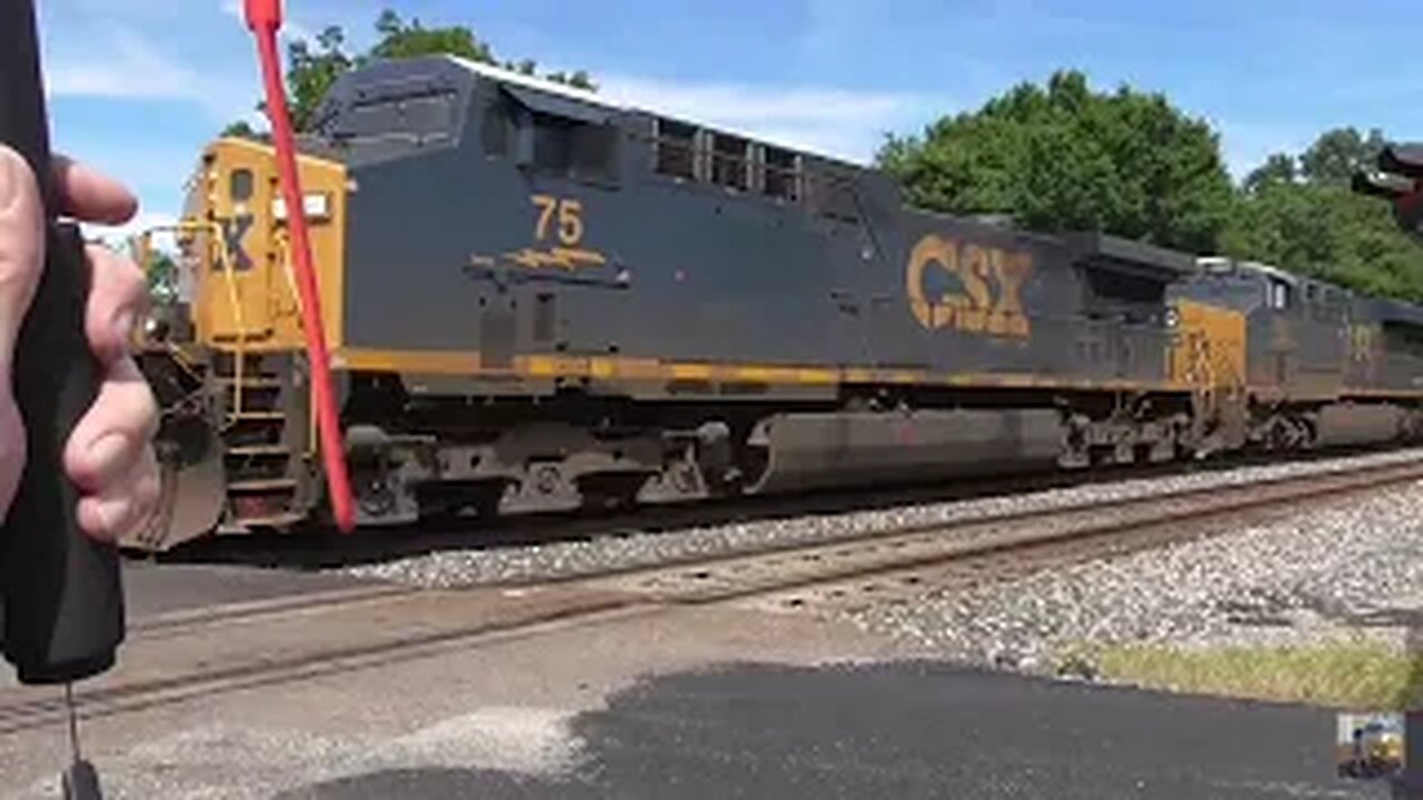 CSX Trains from Sterling, Ohio June 15, 2024