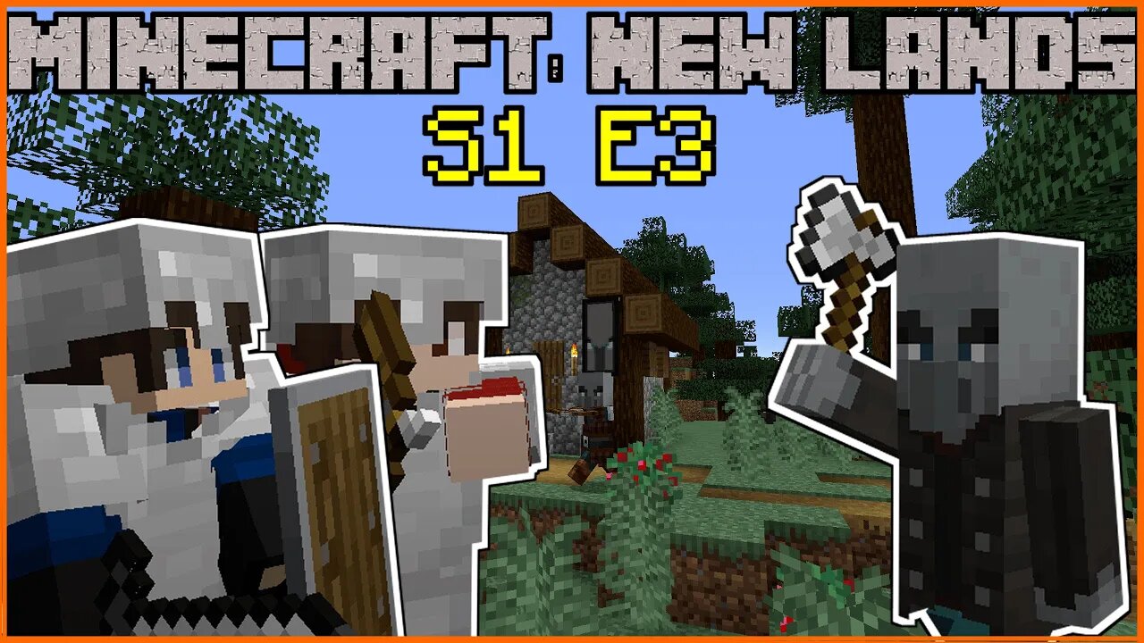 The Village Raid | Minecraft: New Lands [S1 E3]