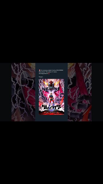 Un nouveau projet d'anime GOLDORAK (Grendizer) "Grendizer U" est en développement ‼️