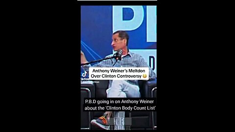 P.B.D. GOING IN ON ANTHONY WIENER ABOUT THE CLINTON BODY COUNT LIST - THIS IS FIRE