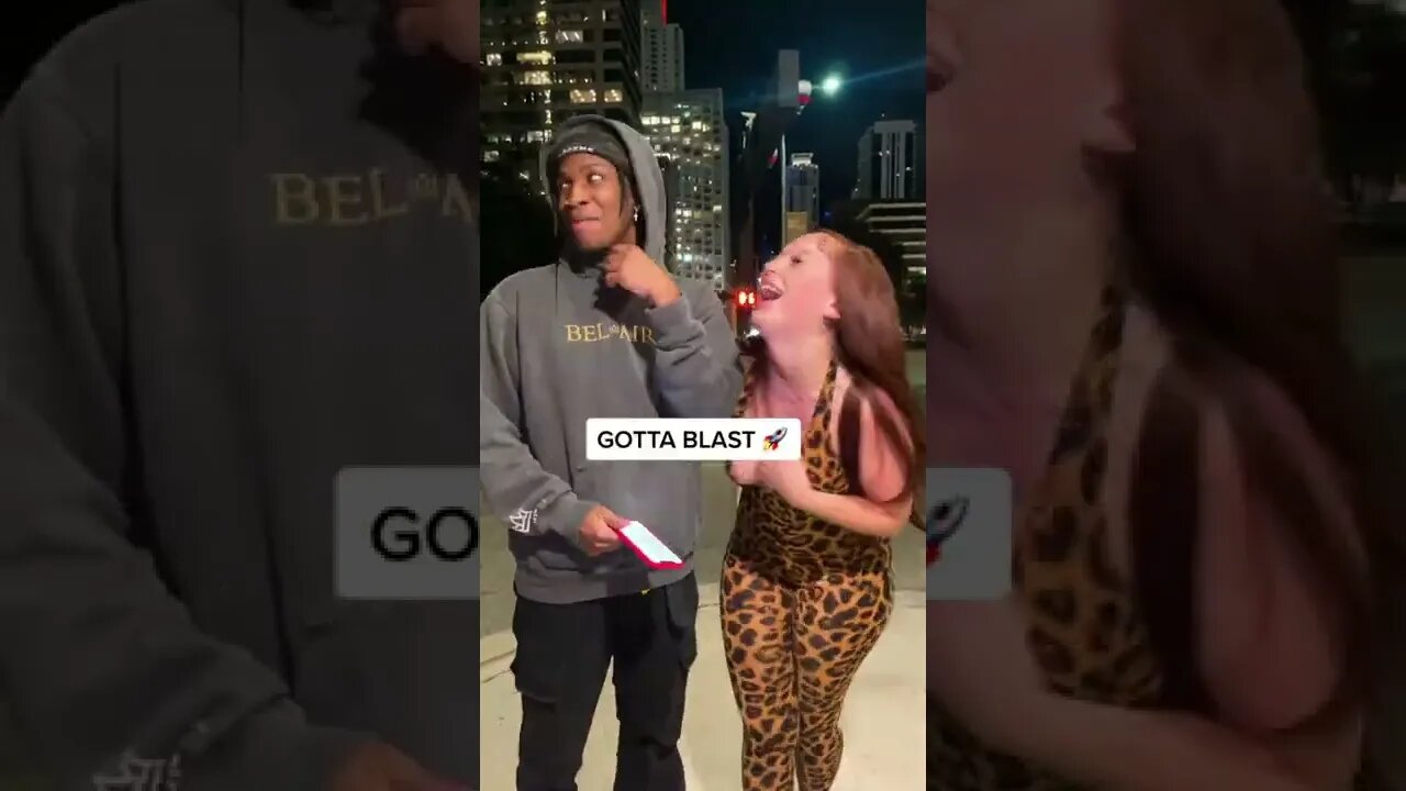 Dude wins coin flip to slap her azz lol