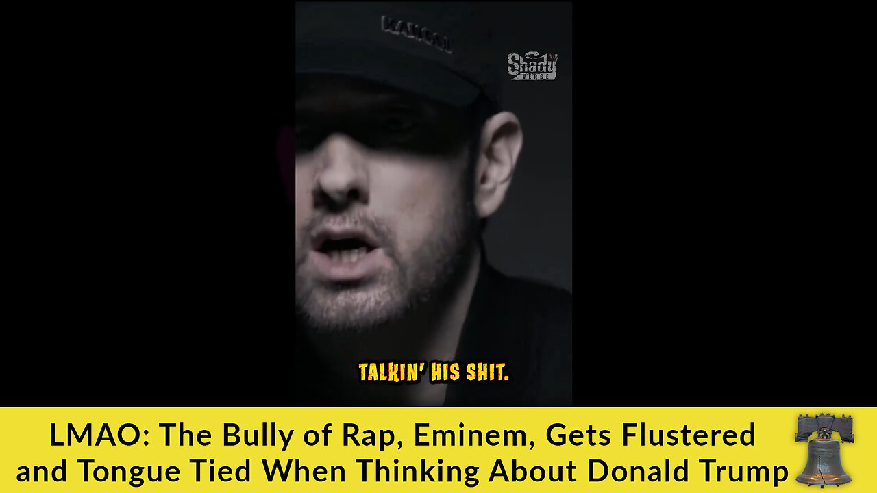 LMAO: The Bully of Rap, Eminem, Gets Flustered and Tongue Tied When Thinking About Donald Trump