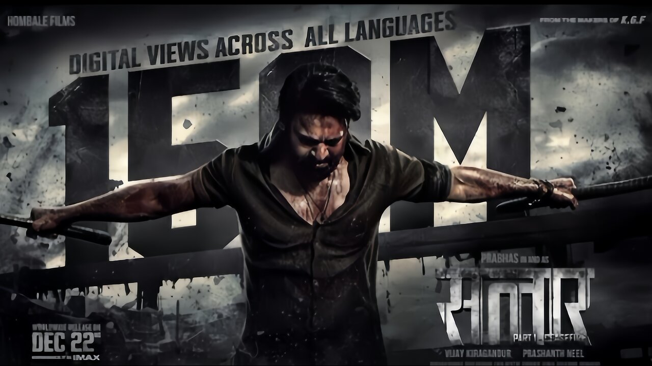 Salaar Hindi Trailer | Prabhas | Prashanth Neel | Prithviraj | Shruthi |Vijay Kiragandur