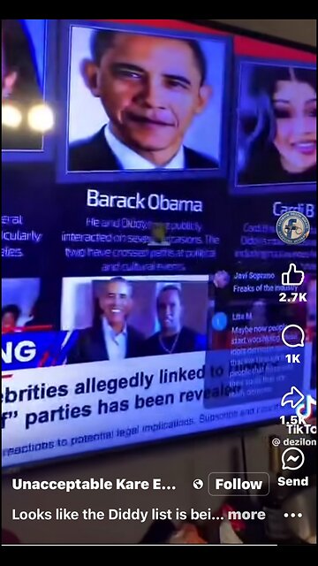 The Diddy List Has Obamas Name on It.!!