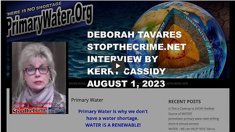 KERRY CASSIDY INTERVIEWS DEBORAH TAVARES: FIRE AND WATER