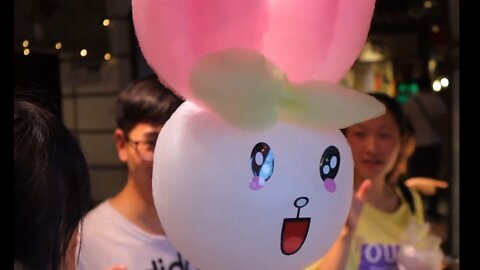 Cotton candy street food