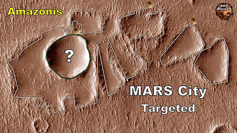 Was this MARS City Targeted ? Amazonis Structures. ArtAlienTV 4K