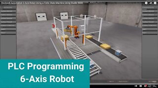 Rockwell Automation 6-Axis Robot Using a Finite State Machine Using Studio 5000