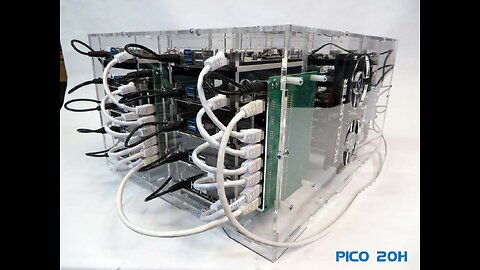 PicoCluster 20H 20 node Odroid M1 cluster
