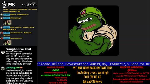 2024-09-30 15:00 EDT - The PATRIOTski Tavern: