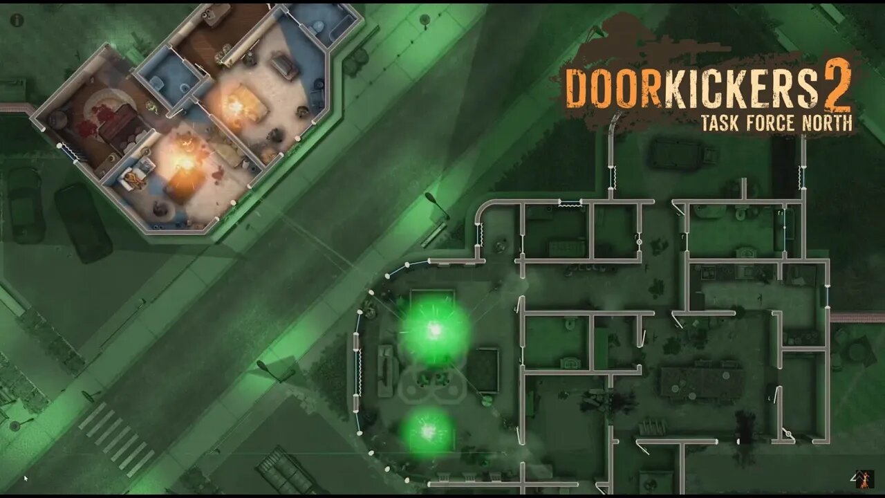 Simultaneous 2 Building Assault l Door Kickers 2 CQC Tactics & Techniques