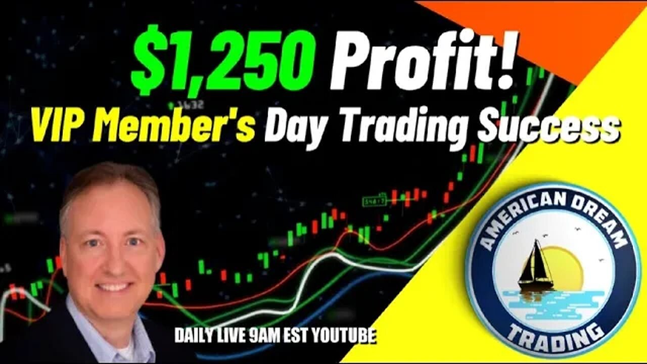 VIP Member's Remarkable Day Trading Success - Generating $1,250 Profit In The Stock Market