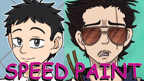 Speed Paint - Gojo & Tatsu Anime Icons