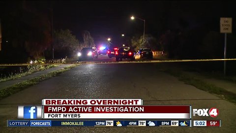 Large FMPD presence in Dunbar near Franklin Park Elementary School