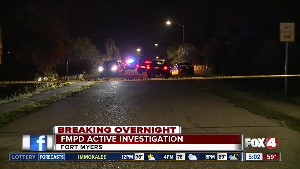 Large FMPD presence in Dunbar near Franklin Park Elementary School