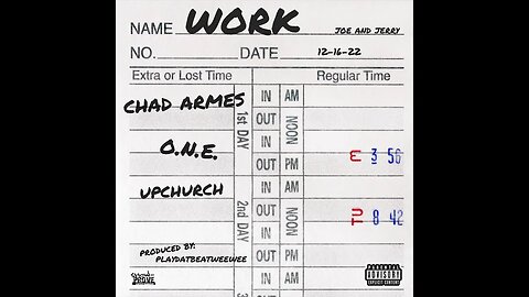 “Work” featuring Upchurch Lyric Video Countdown!