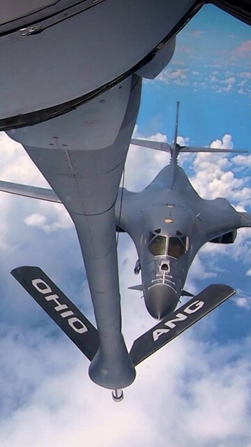 B-1B Lancer Refueling over the Pacific