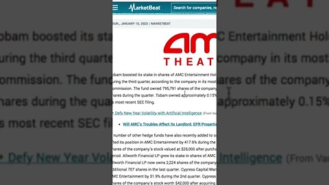 TOBAM BUYS AMC