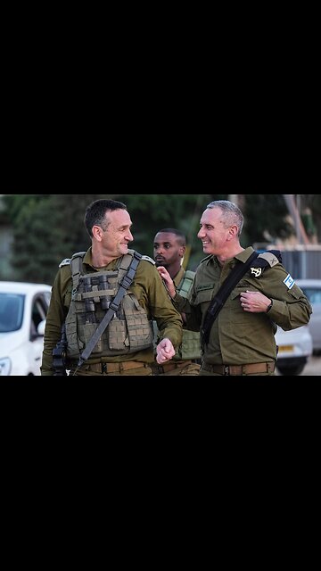 Daniel Hagari the head of the IDF Spokesperson's Unit visit soldiers in Lebanon war zone