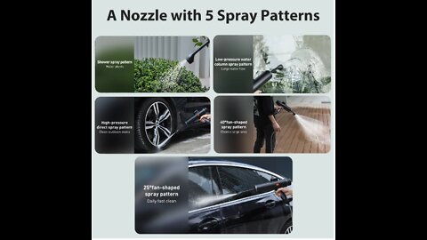 Electric car washer gun high pressure
