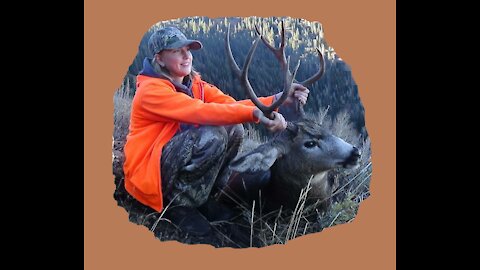 Utah General Rifle Deer hunt, 13 year old teen huntress