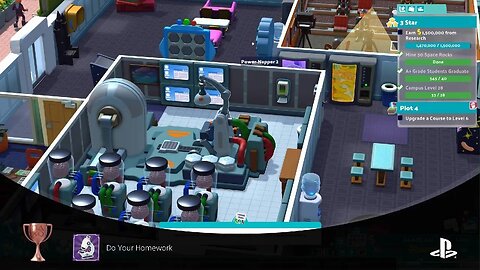 Two Point Campus trophy