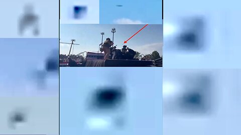 ( -0751 ) Trump Assassination Potential UFO 1 - This One Doesn't Appear To Be a Bird Or Insect - It Could Be A Drone - What Do You Think?