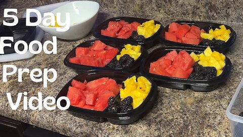5 Day Food Prep Video