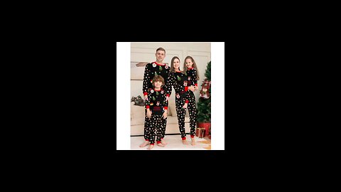 Buy FamilyMatching ChristmasPajamas Set Family Matching Cute Sleepwear Comfortable Festive Holidays