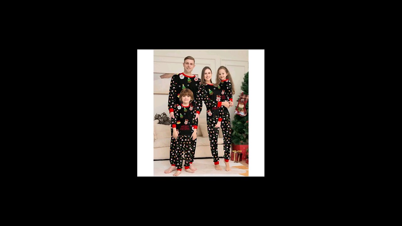Buy FamilyMatching ChristmasPajamas Set Family Matching Cute Sleepwear Comfortable Festive Holidays