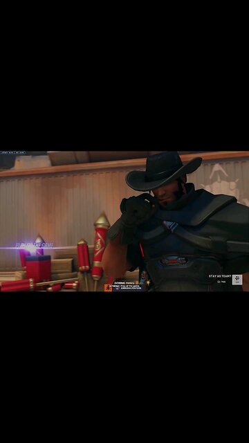 Put em away Tex. Cassidy POTG combo with Reinhardt Ult