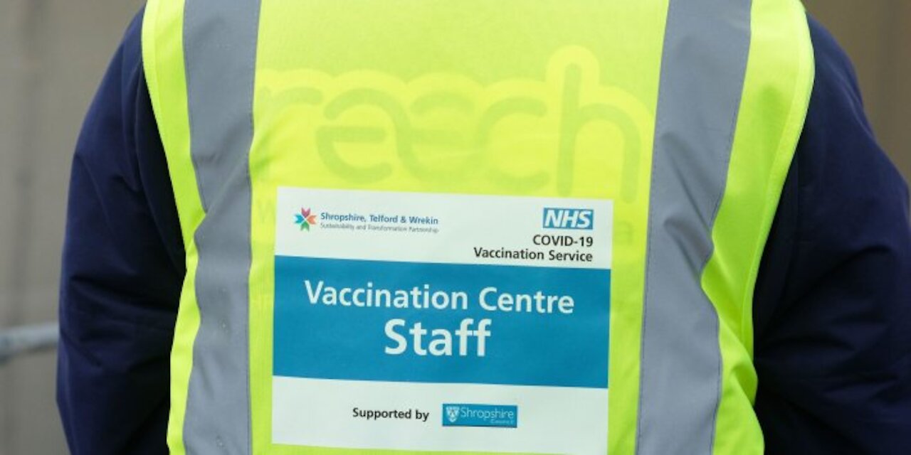 Door to door VACCINE salespeople…