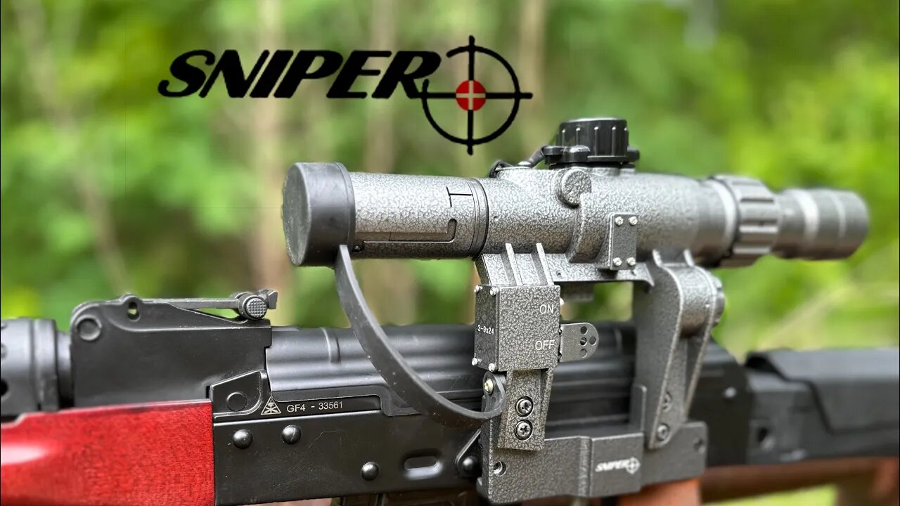 Sniper SVD Dragunov 3-9x24 FFP Scope w/Rangefinder Reticle | SNIPER