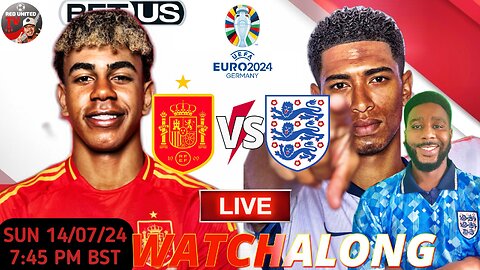 LIVE: Spain vs England Euro 2024 Final Watchalong | Real-Time Reactions & Commentary! Ivorian Spice