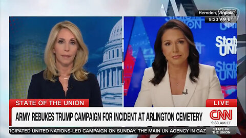 Tulsi Gabbard Expertly Reminds Dana Bash Who Should ACTUALLY Be The Focus Of The Arlington Story