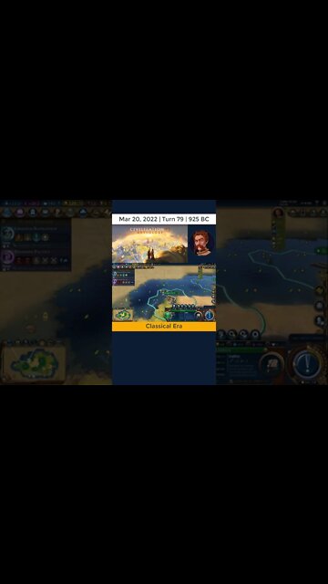 #oneturnadaychallenge #civ6 – Turn 79 - GINGER MADLADS #shorts