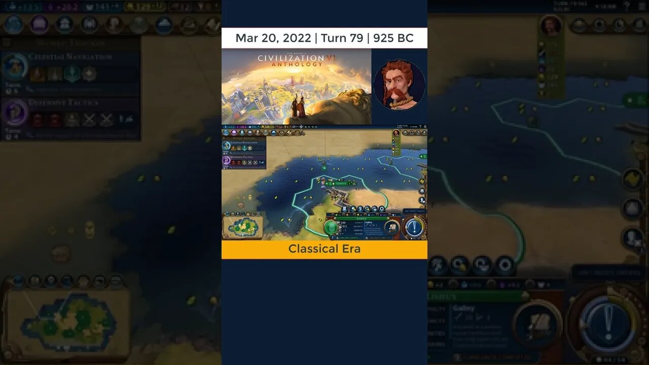 #oneturnadaychallenge #civ6 – Turn 79 - GINGER MADLADS #shorts