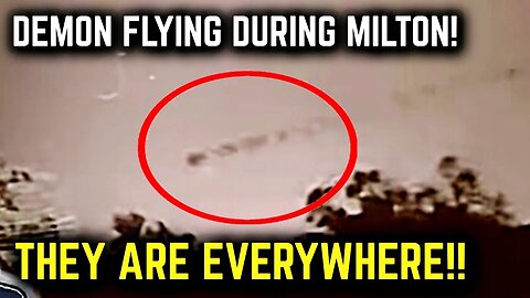 Strange Creature Flying Over Milton Caught On Camera!!