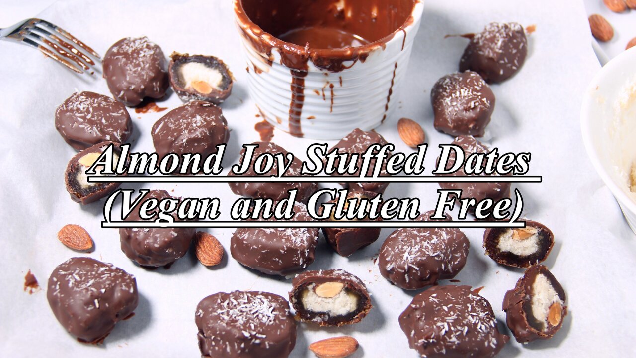 Almond Joy Stuffed Dates (Vegan and Gluten Free)