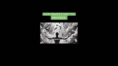 God Wants You to Prosper