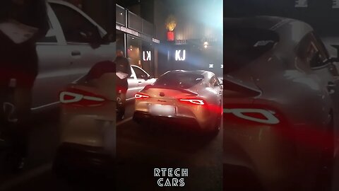 Toyota GR Supra MK5 revving ***POPS and BANGS and EXHAUST SOUND!!!***
