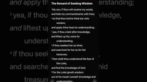 Proverbs 2 The Presents Of Wisdom!!!