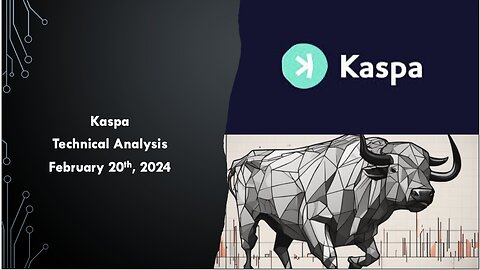 Kaspa Coin - Technical Analysis, February 20th, 2024