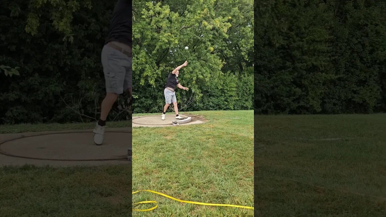 Shotput 2nd Throw, Senior Olympics in Springfield